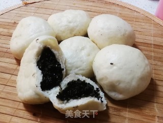 黑芝麻包的做法