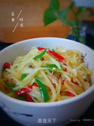 双椒土豆丝的做法