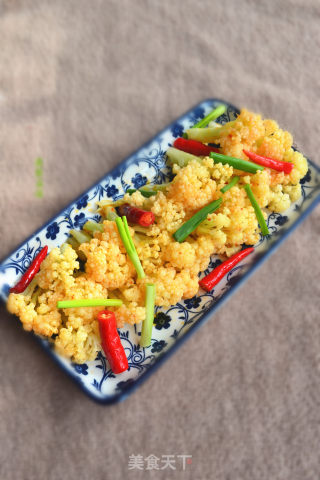 冰爽椒香菜花的做法