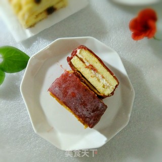 红丝绒的白玉卷的做法