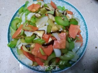 炒鲜蔬的做法