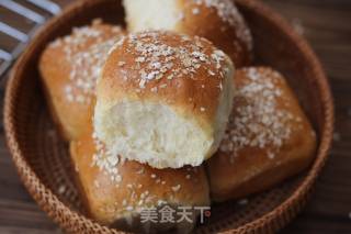 奶油燕麦餐包的做法