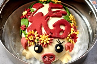 “猪”福永远花糕馒头的做法