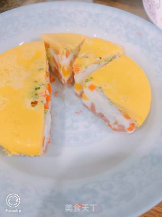 宝宝辅食鸡蛋蔬菜蒸糕的做法