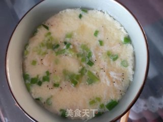 虾米鸡蛋糕的做法