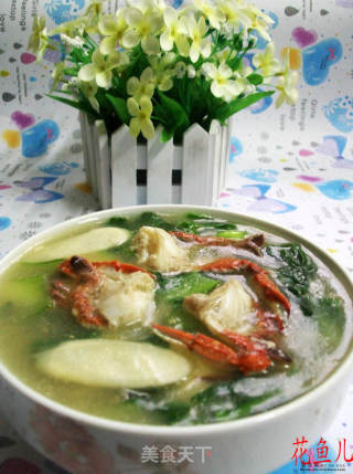 茭白青菜螃蟹羹的做法