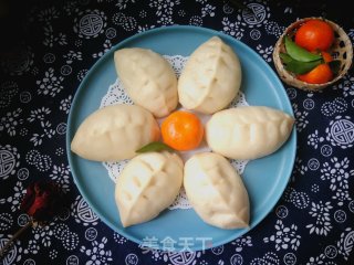 #团圆饭#红薯红豆柳叶包的做法