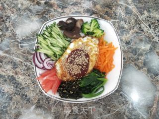 韩式拌饭的做法