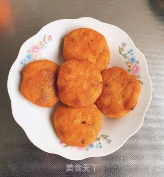 豆沙夹心南瓜饼的做法