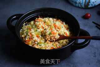 胡萝卜焖饭的做法