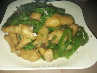 辣炒鸡脚的做法