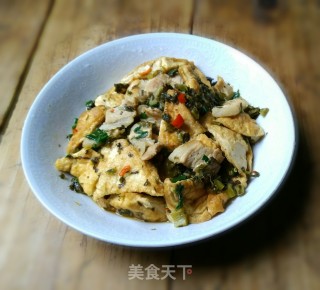 雪菜老豆腐炒肉的做法
