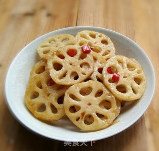 糖醋熘藕片的做法
