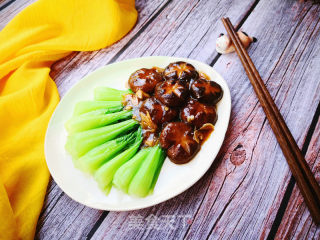 油菜香菇的做法