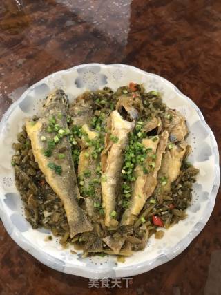 雪菜烧黄鱼的做法
