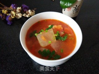 西红柿冬瓜汤的做法