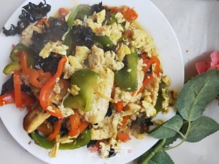 豆腐炒彩椒的做法