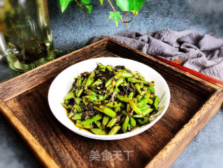 橄榄菜炒四季豆的做法