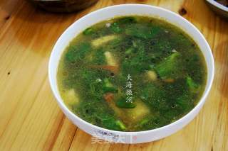 豌豆苗豆腐汤的做法