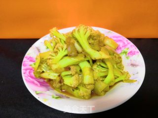 葱香花菜的做法