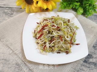 爆炒绿豆芽的做法