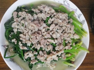 #团圆饭#肉末菠菜的做法