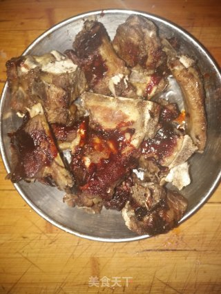 烤酱香排骨的做法