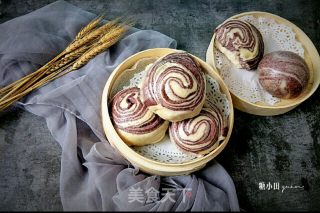 双色年轮馒头的做法