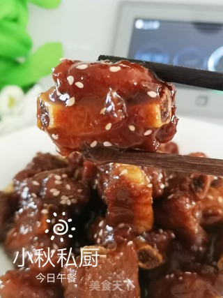 邢小秋~年夜饭无水蜜汁排骨的做法