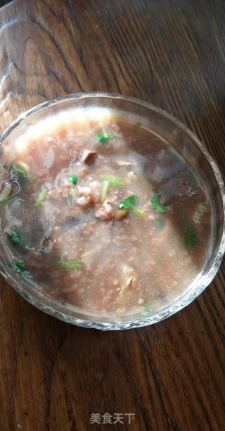 黑豆野猪粥的做法