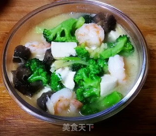 海参虾仁烩豆腐的做法