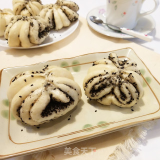 芝麻花卷的做法