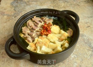 砂锅牛肉泡饼的做法