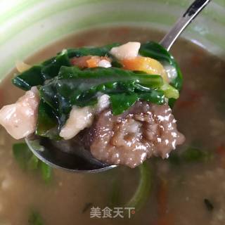 肉丁海参疙瘩汤的做法