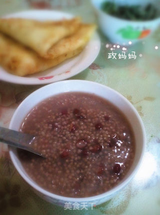红豆小米粥的做法