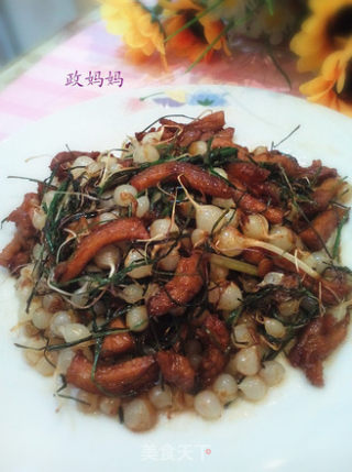 肉丝小根蒜的做法