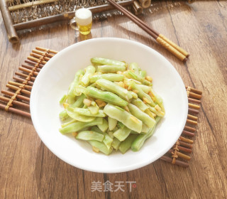 蒜香白豆角的做法
