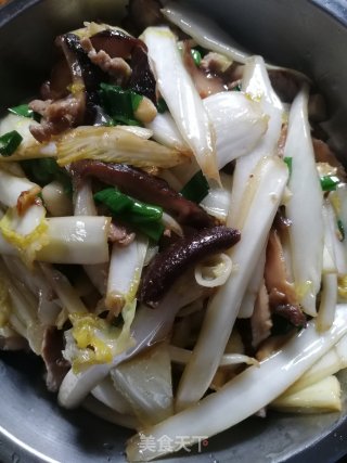 炒白菜头的做法