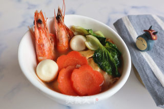 鲜虾蛋饺汤的做法