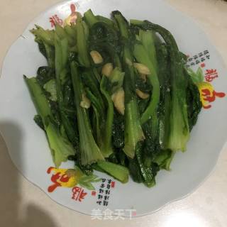 蒜香油麦菜的做法