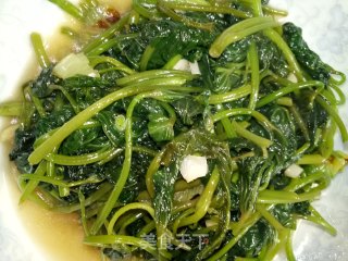 小炒红薯叶的做法