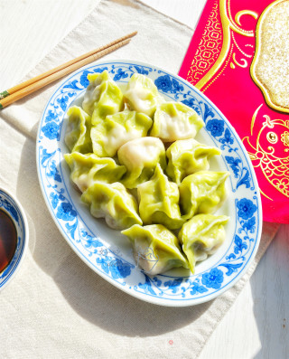 翡翠白菜饺的做法