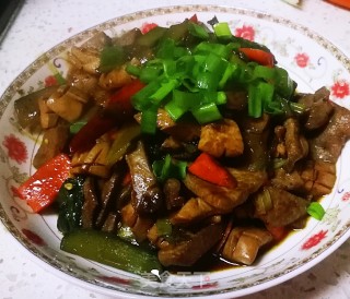 肝腰合炒的做法