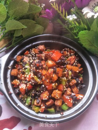 豉香煸肉丁的做法