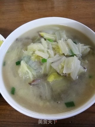 猪肝白菜汤的做法