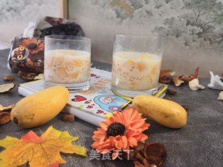 奶香芒果西米露的做法