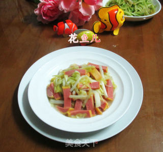 肉肉肠炒韭菜芽