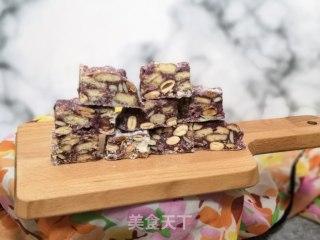 紫薯杏仁雪花酥的做法