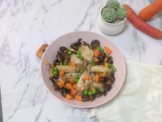 家常菜—香菇蒸鸡中翅的做法