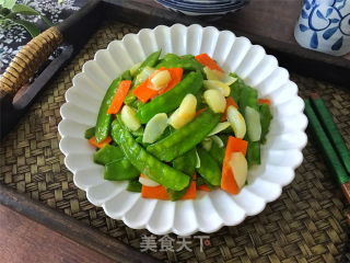 百合荷兰豆的做法